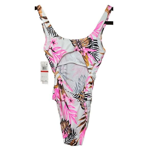 Salt + Cove Women's Tropic Time Knot-Front Front-Cutout Swimsuit, XtraSmall, $40 - Picture 5 of 6